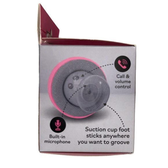 NWT mini mushroom Bluetooth speaker with built in suction cup. Never used. - Picture 4 of 6